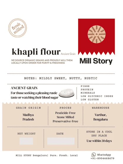 Khapli flour